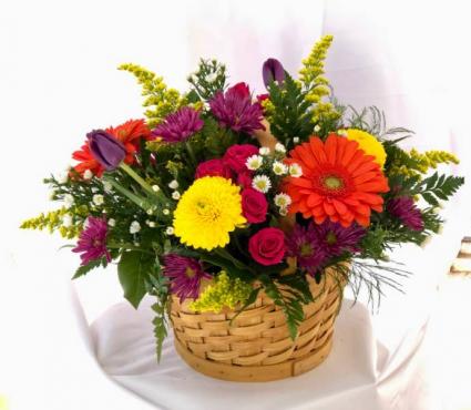 Basket Lover fresh arrangement