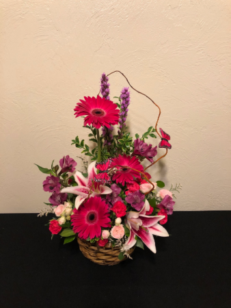 Basket of Beauty Basket Arrangement