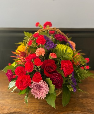 Basket of Blessings Fresh Arrangement