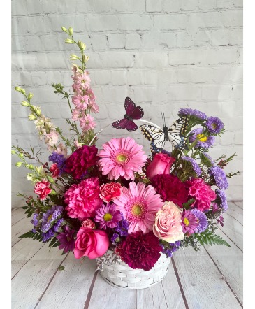 Basket of Blooms  in Riverside, CA | MAGNOLIA FLOWERS