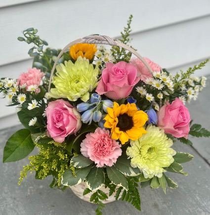 Basket Of Blossoms  