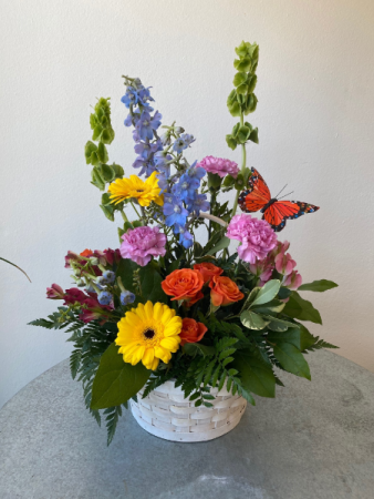 Basket of Brightness  in La Grande, OR | FITZGERALD FLOWERS