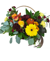 Basket of Fall Blooms Fresh arrangement