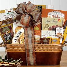 Basket of gourmet