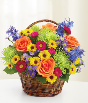 Basket of Joy Basket Arrangement in Lebanon, NH | LEBANON GARDEN OF EDEN FLORAL SHOP Basket of Joy Basket Arrangement in Lebanon, NH | LEBANON GARDEN OF EDEN FLORAL SHOP