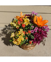 Basket of Joy Fresh Flowers