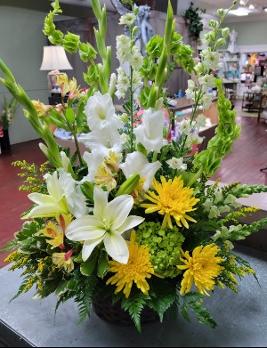 Basket of Light Basket Arrangement