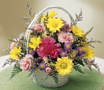 Basket of Love Bouquet Basket arrangement in Canon City, CO | TOUCH OF LOVE FLORIST AND WEDDINGS