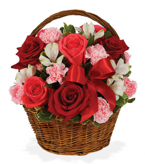 Basket Of Love Flower Basket