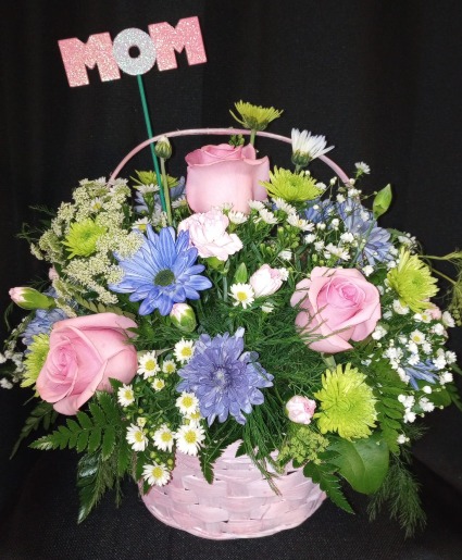A Basket of Love low basket all around