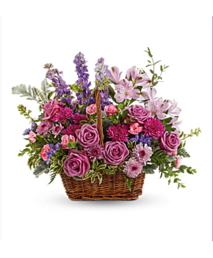 Basket of mixed lavender 
