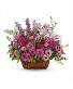 Basket of mixed lavender 