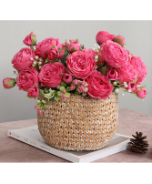 Basket of Peonies 