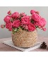Basket of peonies  