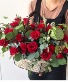 Basket of Red Roses  Flowers for the Home or the Service 