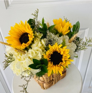Basket of sunflower blooms Hot ITEM!!!