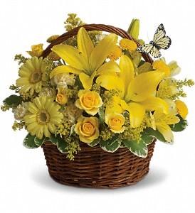 Basket of Sunshine Floral Bouquet