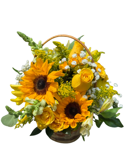 Basket of Sunshine in Basket