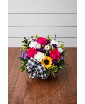 Basket of Sunshine Mixed Bouquet