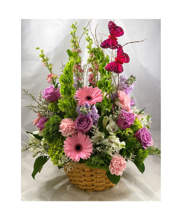 Baskets & Butterflies  Basket arrangement  in Glen Burnie, MD | FORGET ME NOT FLOWERS AND GIFTS