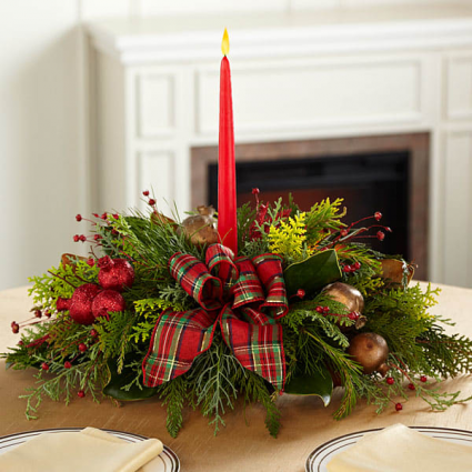 Baubles n' Bows Centerpiece