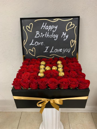 Lovely Roses Roses with Ferrero