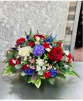 Be at Peace - Artificial and Silk  Tombstone Flowers 