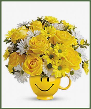 Be Happy Bouquet with Roses