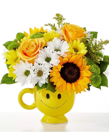 Be Happy Smiley Mug spring / summer