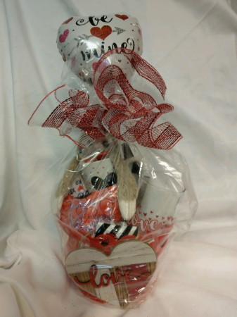 Be Mine Basket Arrangement