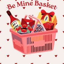 Be Mine Basket Gift Basket