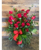 Be Mine- Dozen Red Roses Floral arrangement