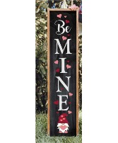 Be Mine Gnome Valentine Porch Sign Valentine Gift