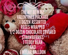 Be mine package Flowers and gifts package