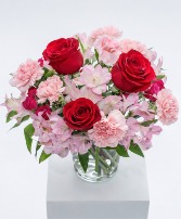 "Be Mine" - Petite (ft. 3 roses)  VDAY "THINGS LOVERS SAY" COLLECTION in Owensboro, Kentucky | Ivy Trellis Floral