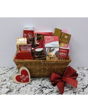 Be Mine Treat Basket Goody Basket