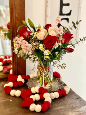 Be Mine Valentines arrangement 