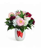 Be Mine Valentine's Vased Arrangement