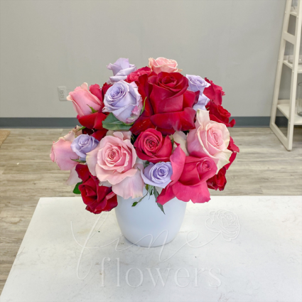 Be Mine Vase Arrangement