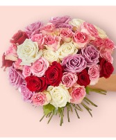 Be Mine wrapped arrangement 