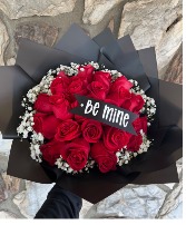 Be Mine  Wrapped Bouquet