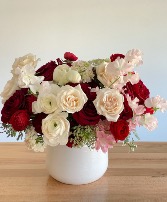 Be My Valentine  Floral arrangement in vase