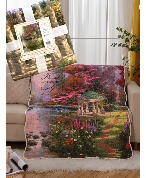 Be Still Psalm 46:10 50x60 quilted throw