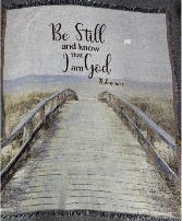Be Still Throw Afghan Blanket