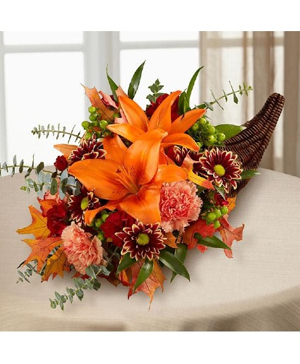 Be Thankful  Cornucopia Centerpiece