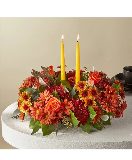 Ember Banquet Centerpiece Table Flower Arrangement 