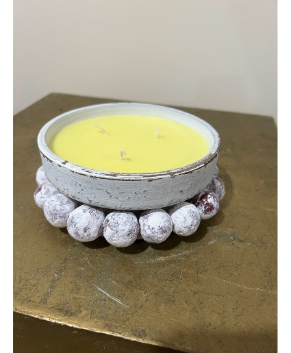 Beaded Candle  