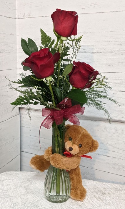Bear Hug Bouquet Valentines Day Special