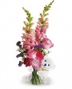 Bear Hug Fresh Arrangement