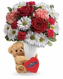 Bear Hug Plush Animal Arrangement
